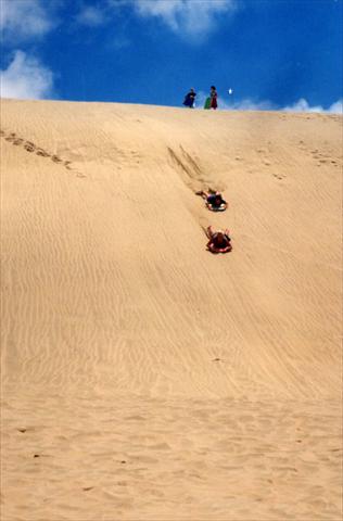 Down the dunes