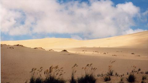 Clouds and dunes