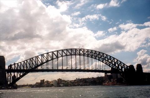 Harbour Bridge on a cloudy day