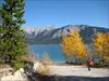 At the blue lake