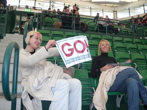 Jenni and me in the stadium